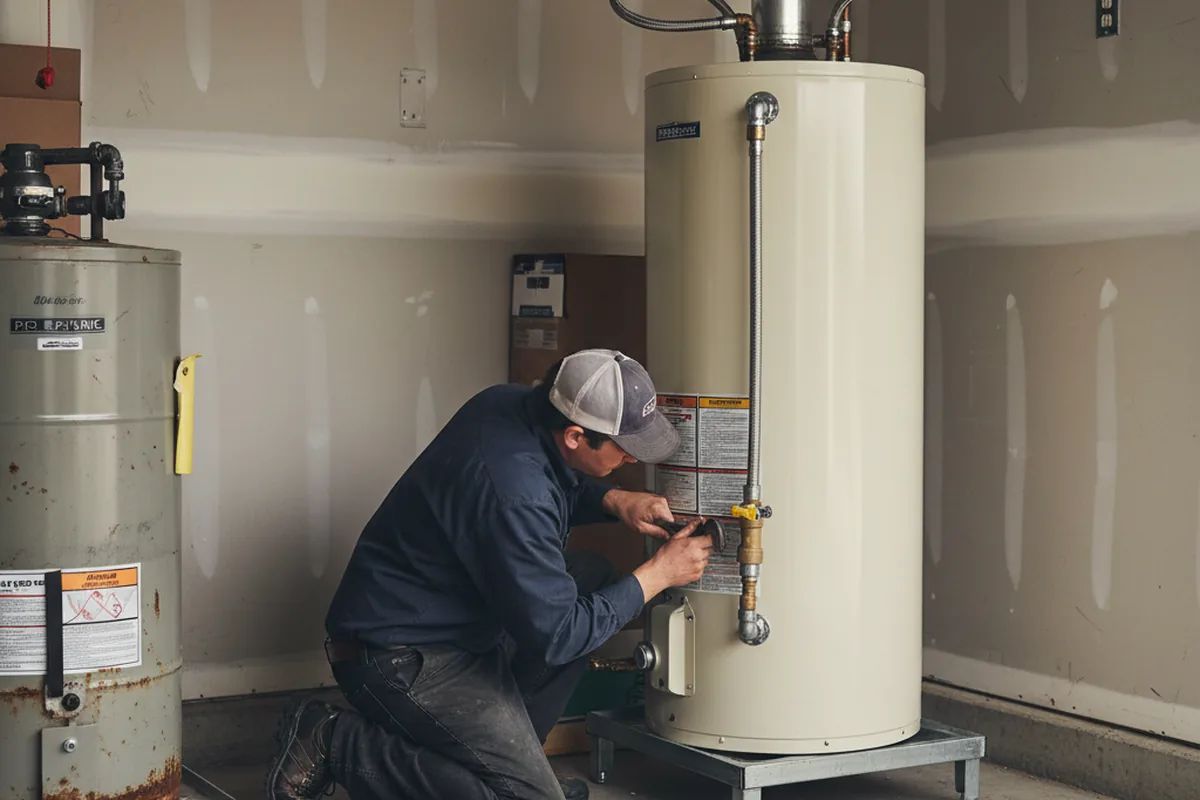 Water heater and shutoff valve replacement in Myakka City
