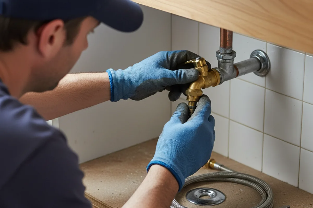 Shutoff valve and fitting work during Emergency Plumbing in Myakka City
